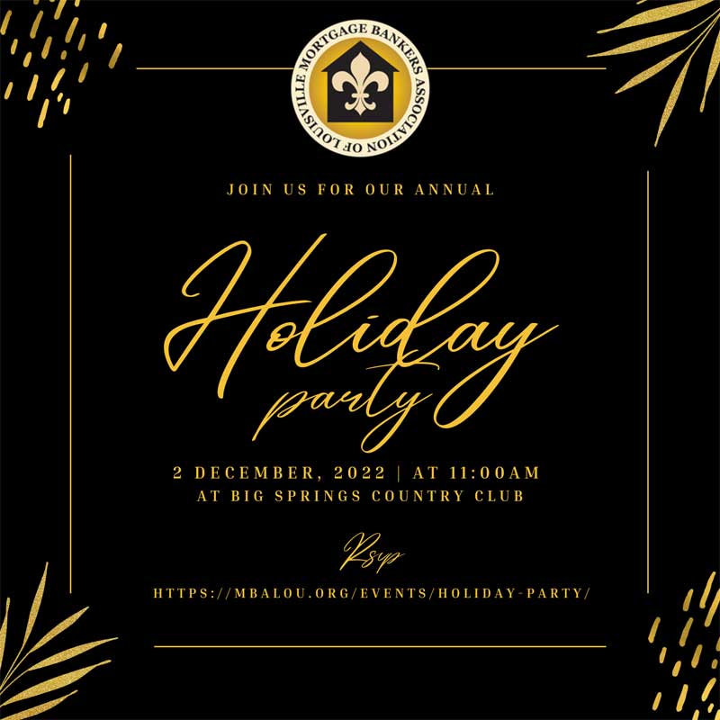 MBA Louisville Holiday Party Invitation 2022